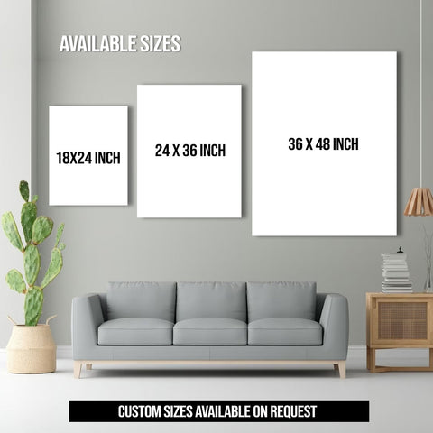 Motivational Canvas Framed Posters With Inspiring Quotes in Large Size for Office and Startups.