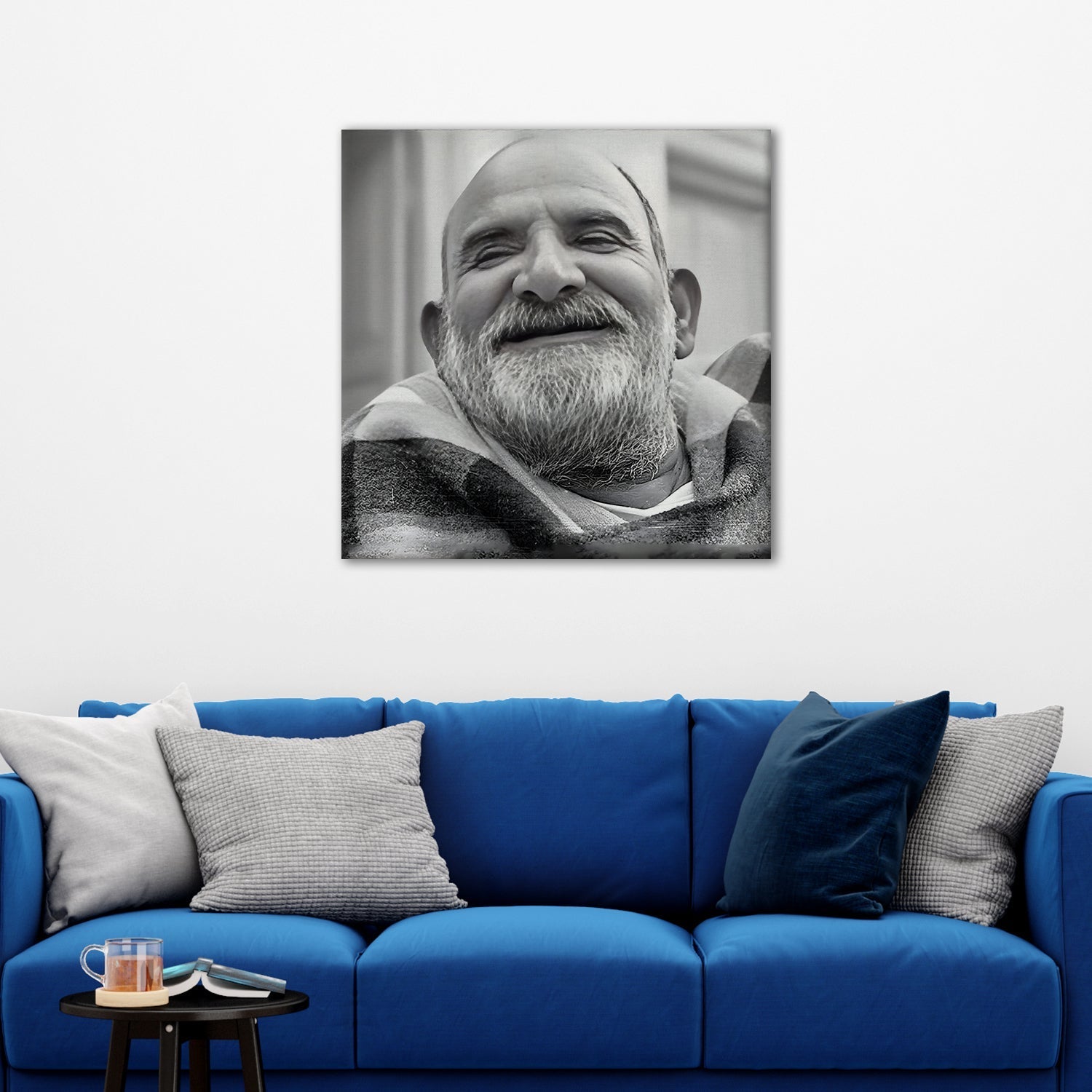 Neem Karoli Baba Canvas Painting For Home and Office Wall Decoration