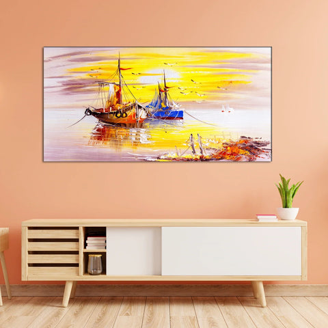 Abstract Seascape Canvas Print Wall Painting