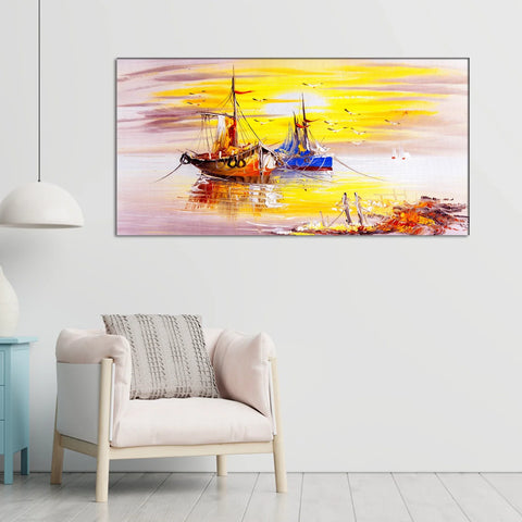 Abstract Seascape Canvas Print Wall Painting