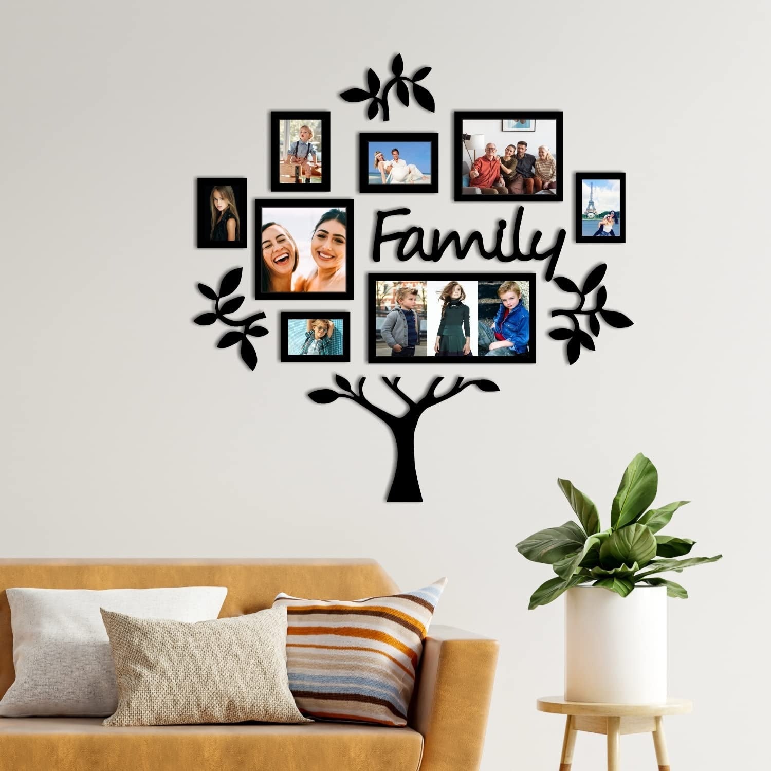 Personalised Family Tree Collage Set Celebrate Love and Togetherness with Style