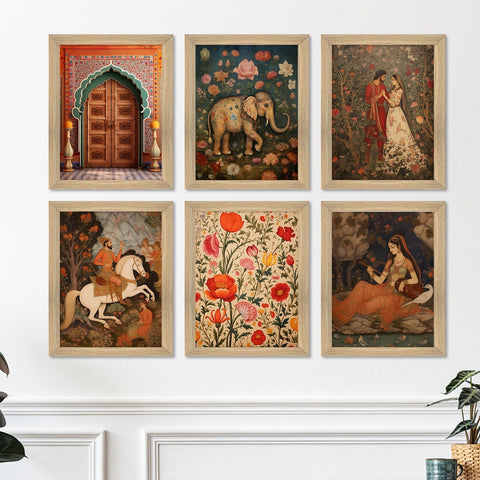 Traditional Art Paintings: Enhance Your Home Décor with Framed Pichwai and Madhubani Masterpieces - Perfect for Living Rooms, Bedrooms, and Office Spaces(ARTFM002)