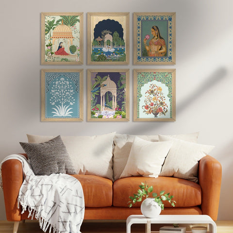 Traditional Art Paintings: Enhance Your Home Décor with Framed Pichwai and Madhubani Masterpieces - Perfect for Living Rooms, Bedrooms, and Office Spaces(ARTFM004)